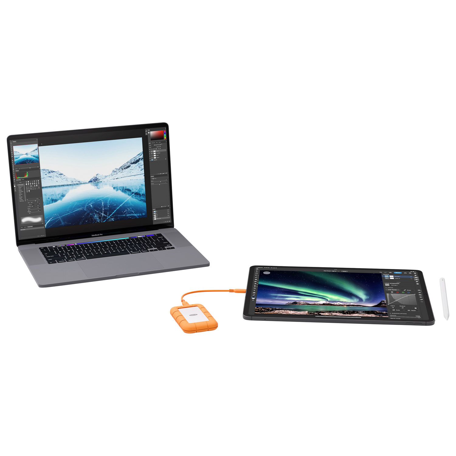 Seagate LaCie Rugged Mini Portable 1TB USB-C External Solid State Drive