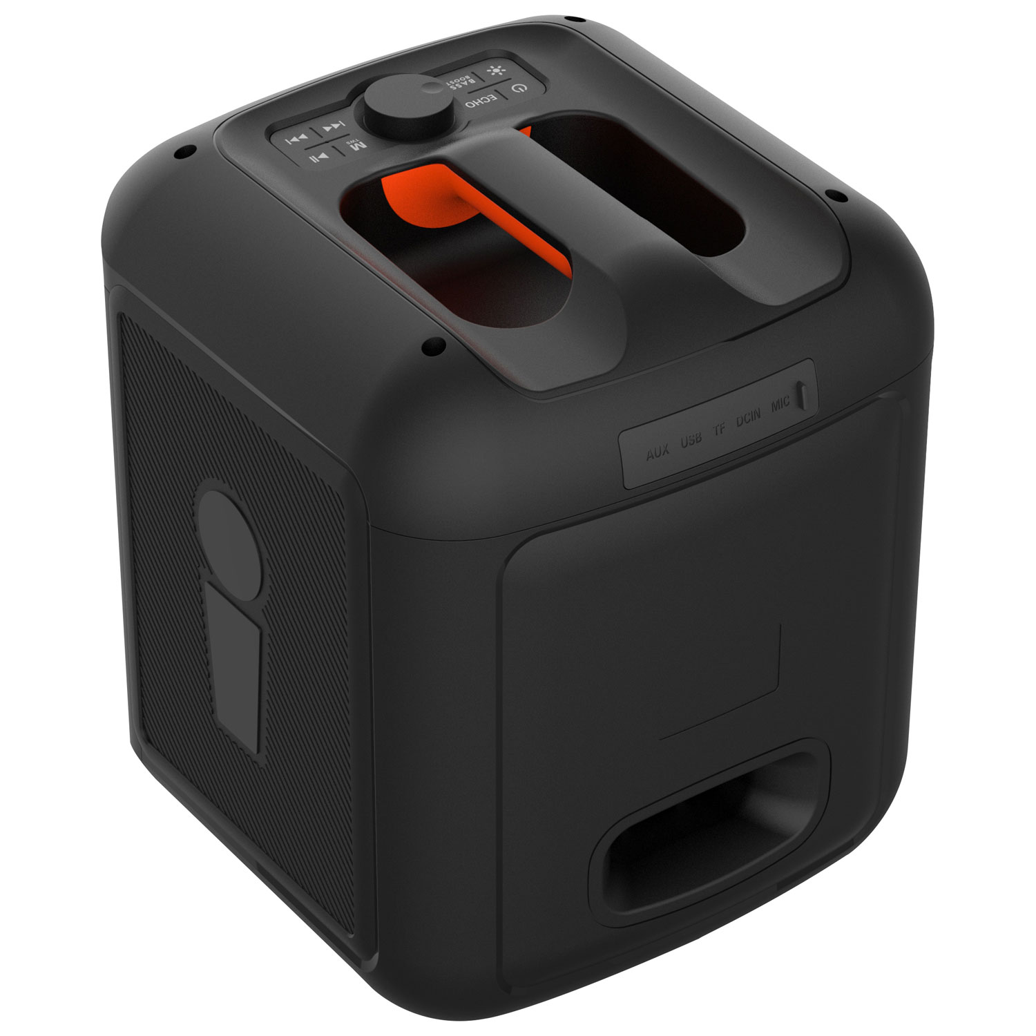 Haut-parleur Bluetooth portatif avec microphone sans fil BTS458 d'Energizer - Noir