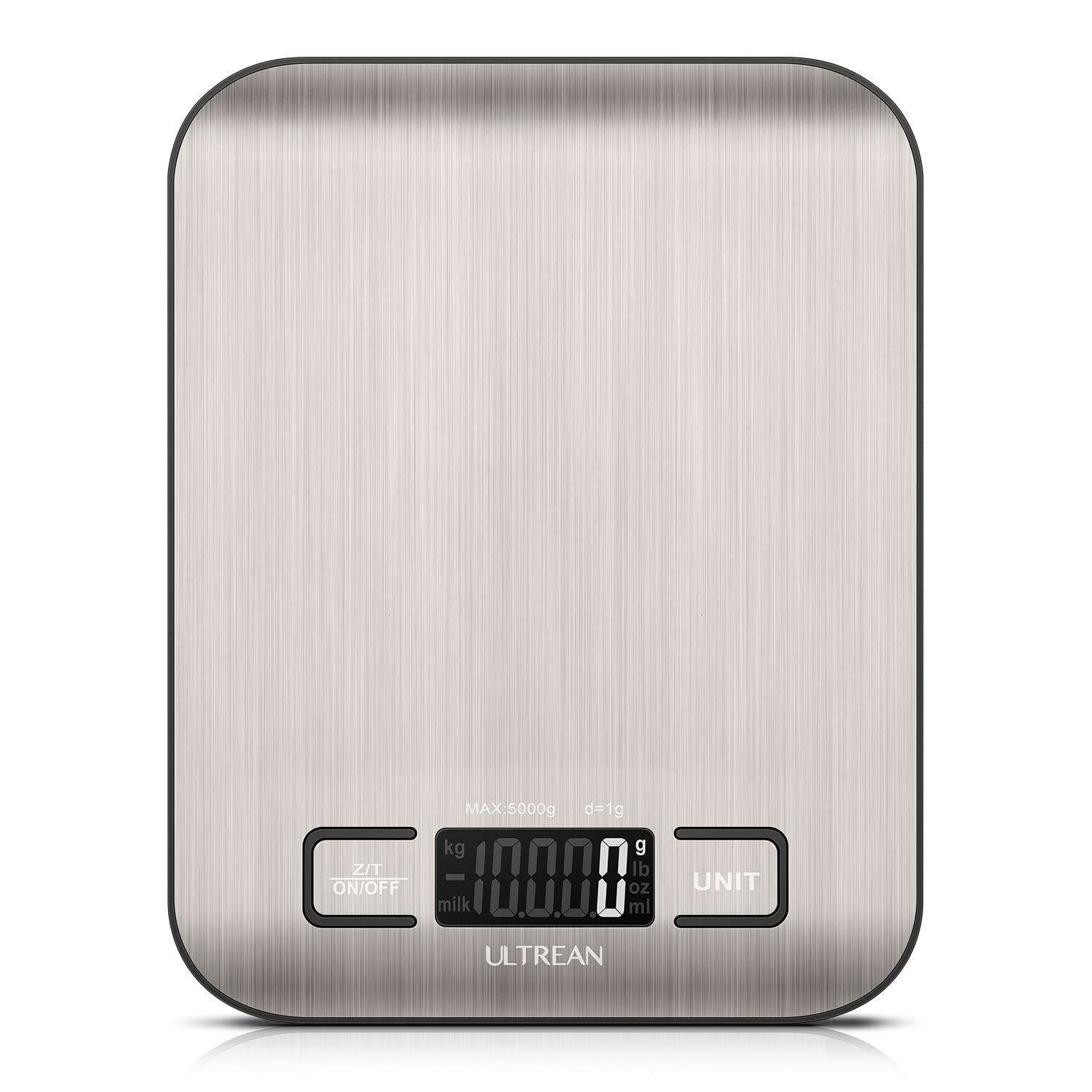 Ultrean Food Scale, Digital Kitchen Scale Weight Grams and Ounces,6 Units with Tare Function,