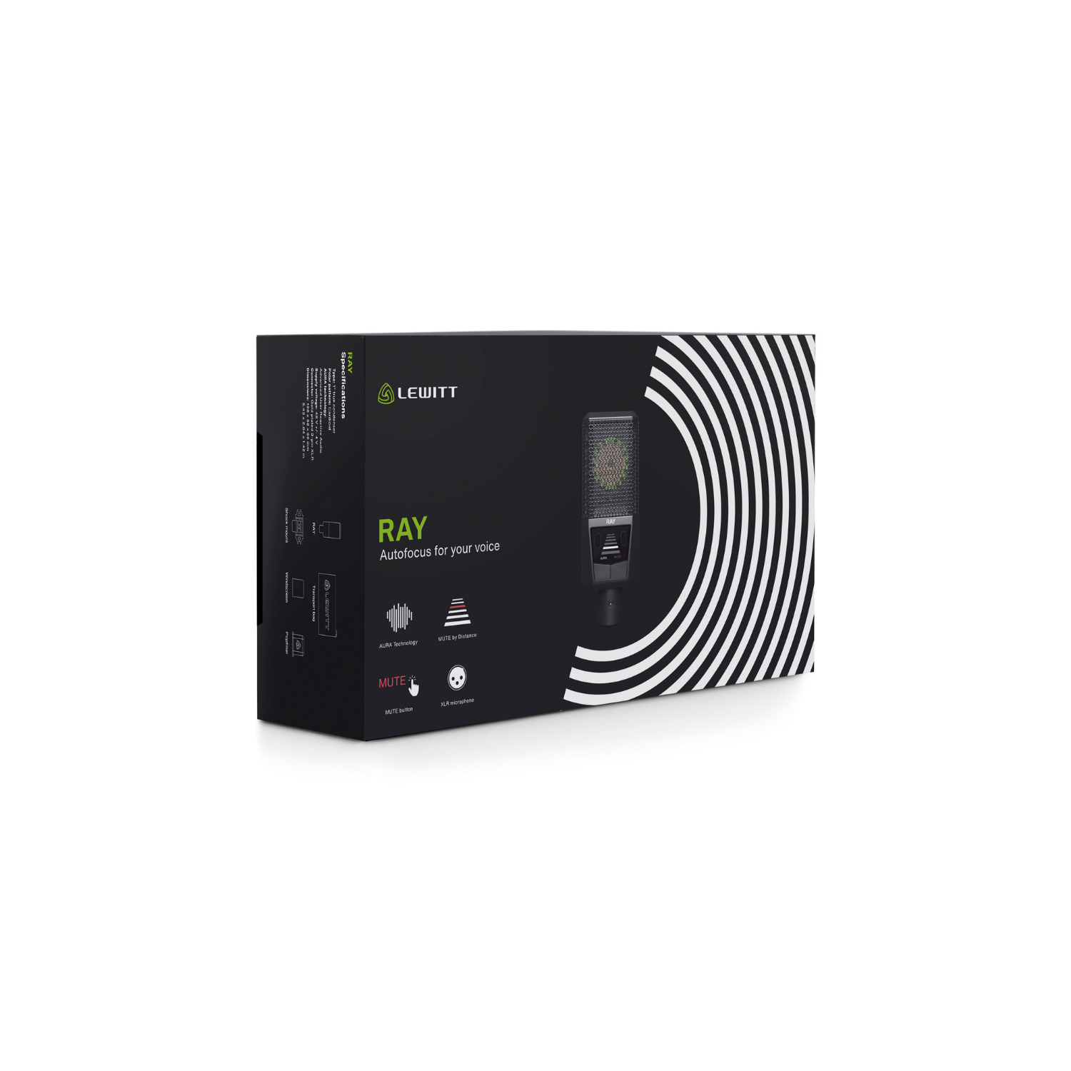 Lewitt Ray Condenser Mic with Aura Technology