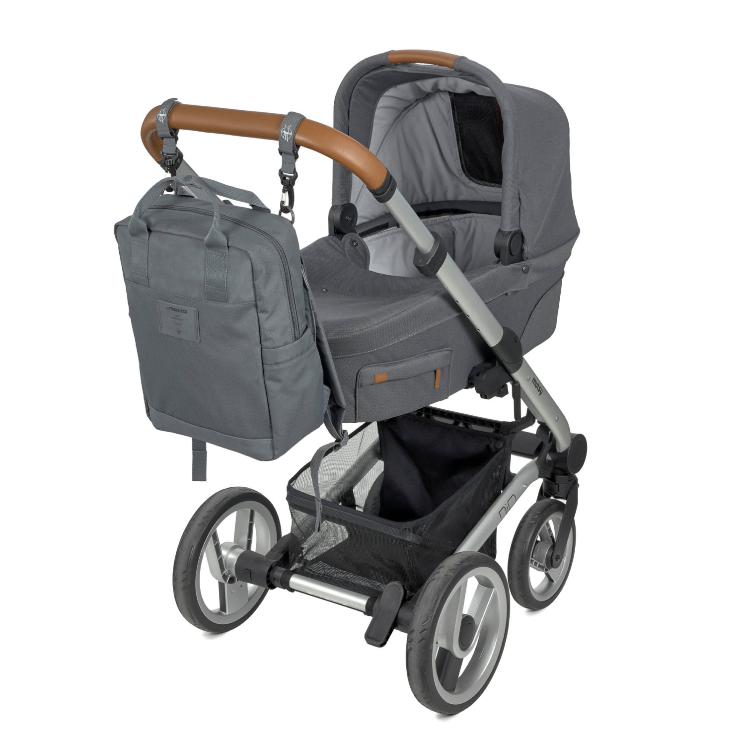 Lassig - Green Label - Sac à couches sac à dos Vividal - Anthracite