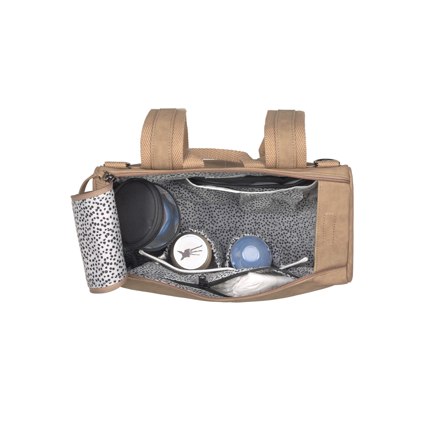 Sac à couches sac à dos Tender de Lassig - Fauve