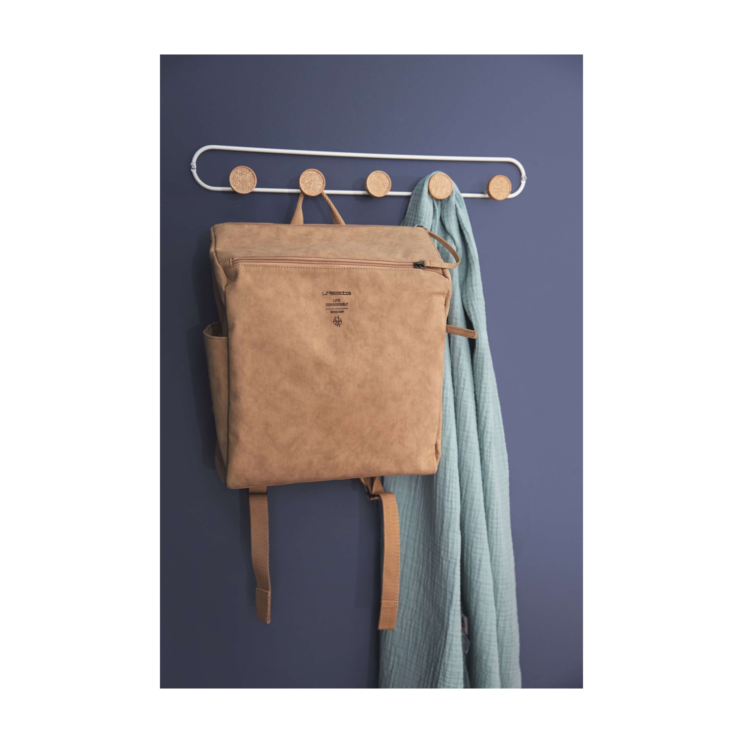 Sac à couches sac à dos Tender de Lassig - Fauve