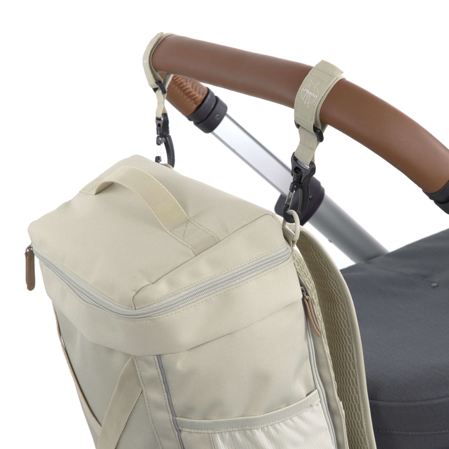 Lassig - Green Label - Cross Backpack Diaper Bag - Light Olive