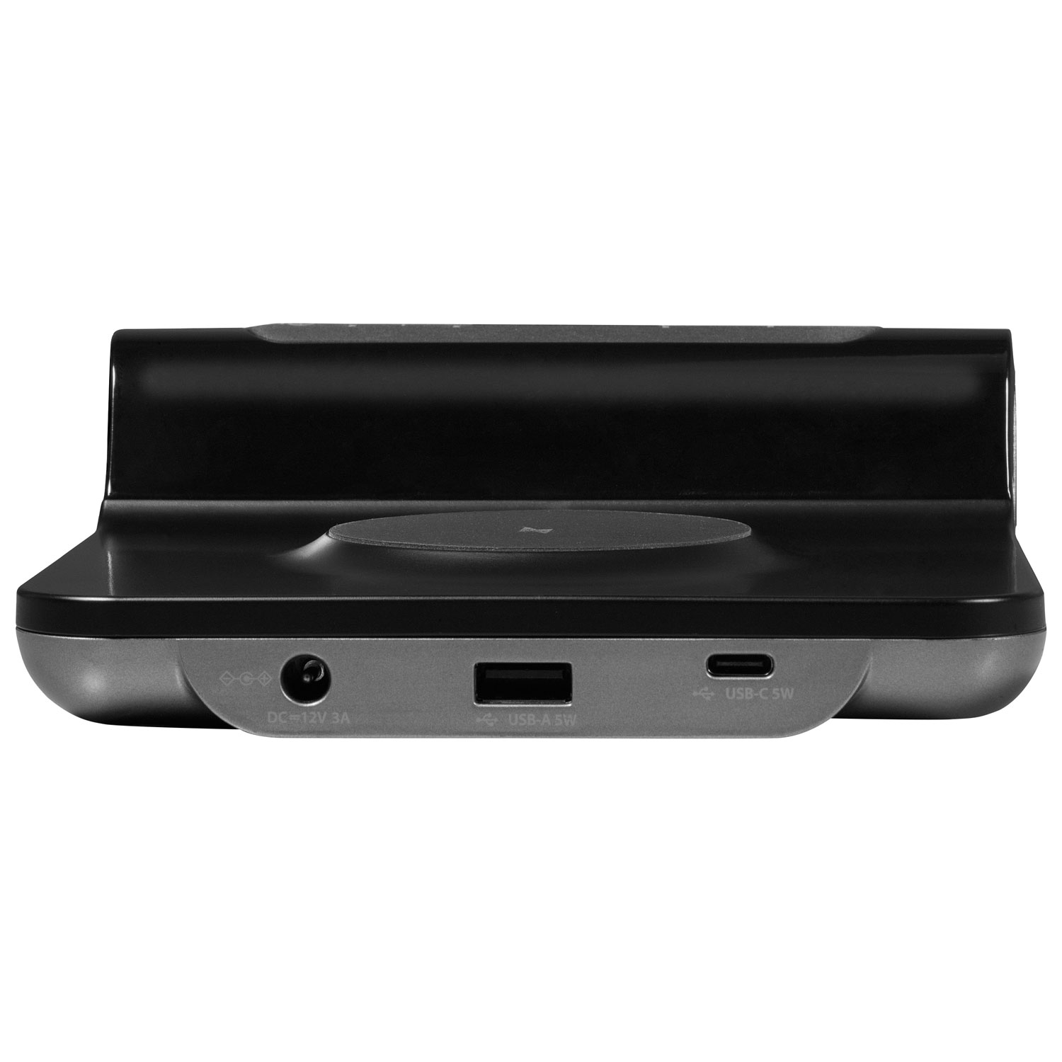 Réveille-matin 3-en-1 à recharge magnétique sans fil et ports USB-A/USB-C iW23B d'iHome