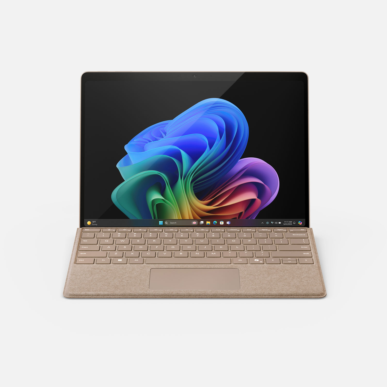 Microsoft Surface Pro Copilot+ PC 13" 512GB Tablet with Snapdragon X Plus/16GB RAM (2024) - Dune - Device Only