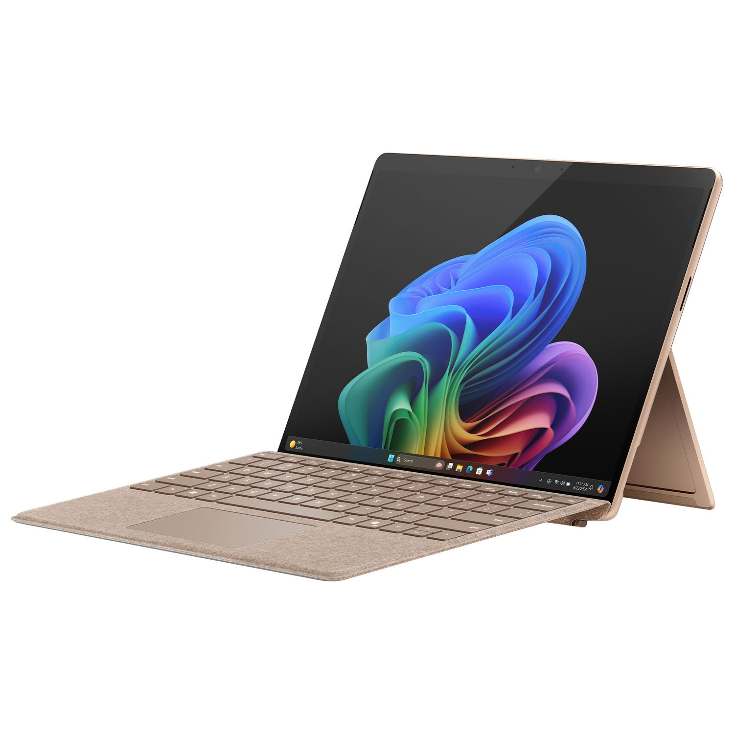 Microsoft Surface Pro (OLED) Copilot+ PC 13" 512GB Tablet with Snapdragon X Elite/16GB RAM (2024) - Dune - Device Only - Exclusive Retail Partner