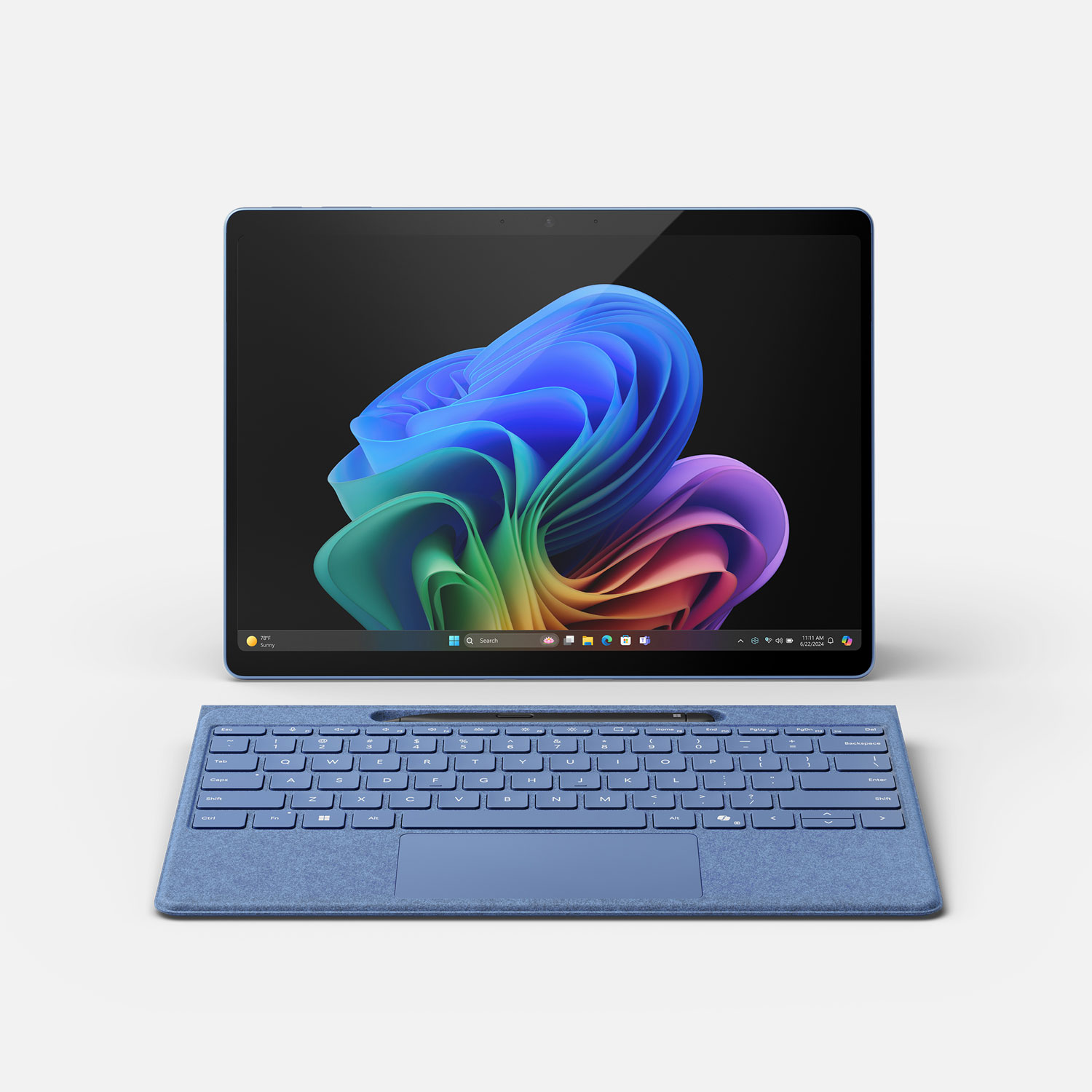 Portable Surface Pro Copilot+ PC 13 po 1 To de Microsoft avec Snapdragon X Elite/RAM 16 Go (2024) - Saphir - Appareil seulement - Partenaire de