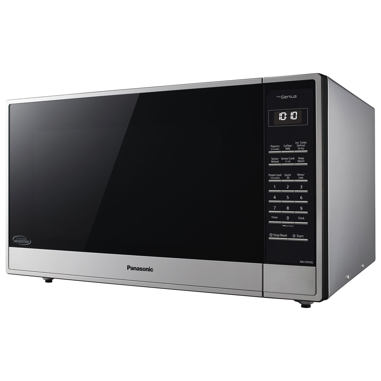 Panasonic Genius 2.2 Cu. Ft. Microwave - Silver - Only at Best Buy