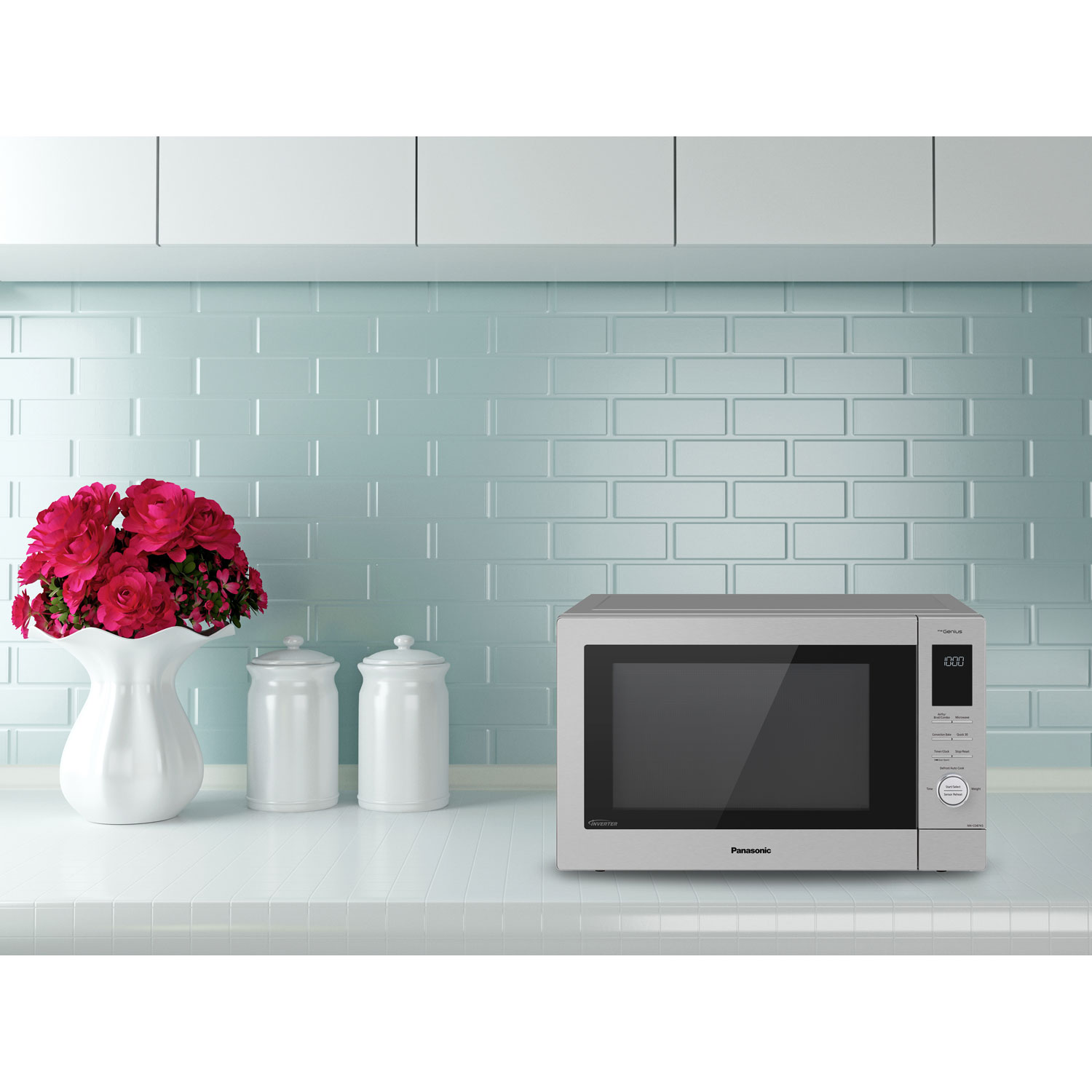 Panasonic Genius 1.2 Cu. Ft. Convection Microwave (NNCD87KSC