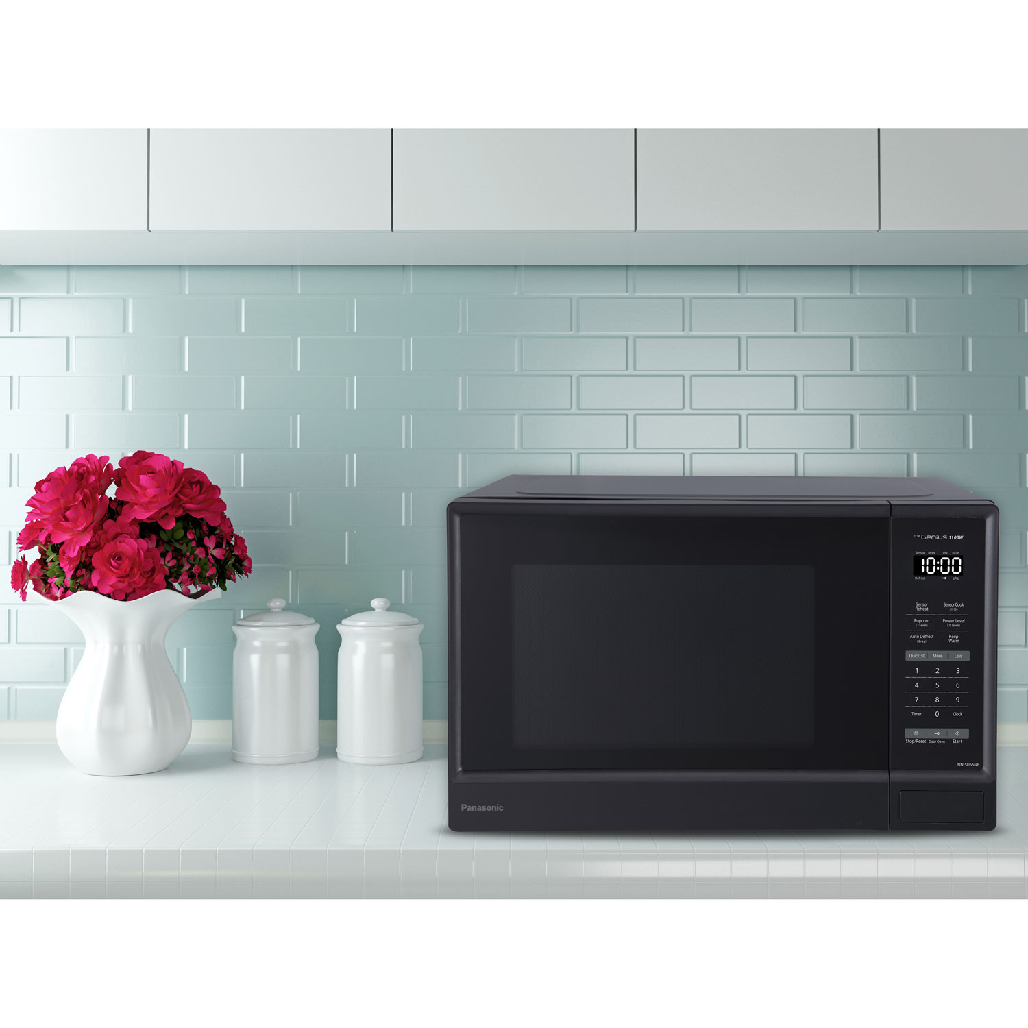 Panasonic Genius 1.3 Cu. Ft. Microwave - Black