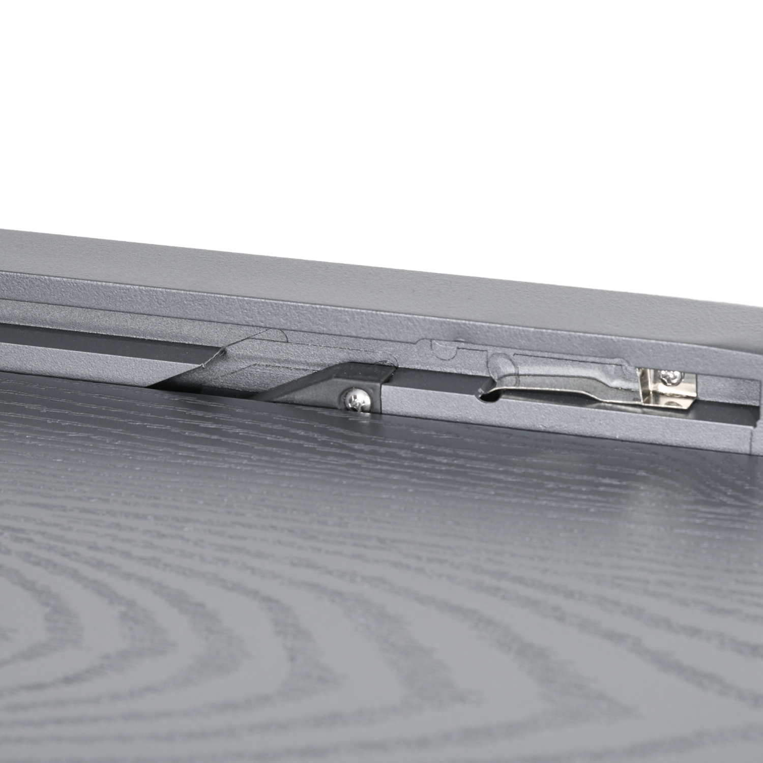 Outsunny Extendable Outdoor Dining Table for 4-6, 31.5"-63" Rectangle Patio Table with Aluminium Frame, Steel Tabletop, for Garden, Backyard,