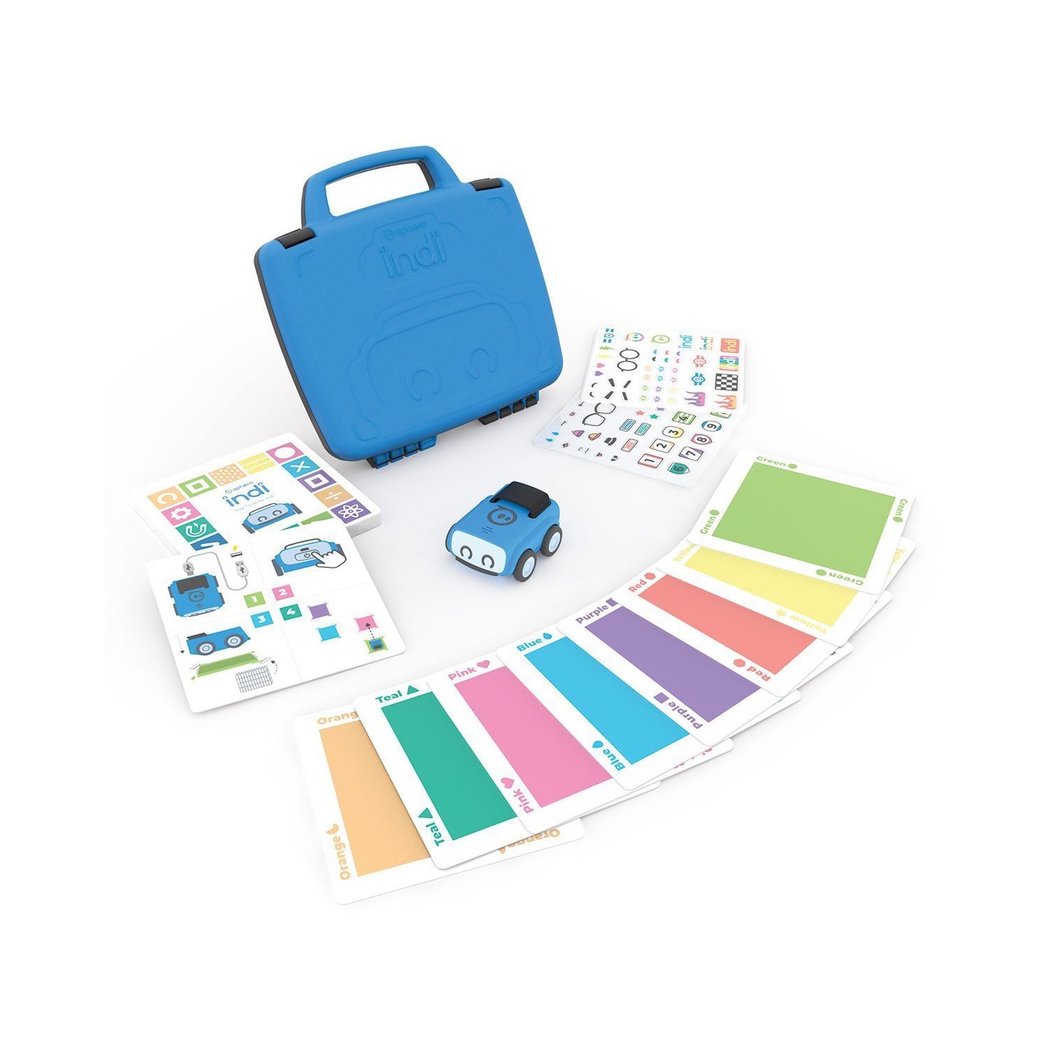 Sphero Indi Student Kit - Screenless Coding Robot for Kids 5+, Introduce Computer Science Fundamentals, Solve Puzzles, Build & Create Mazes, Learn