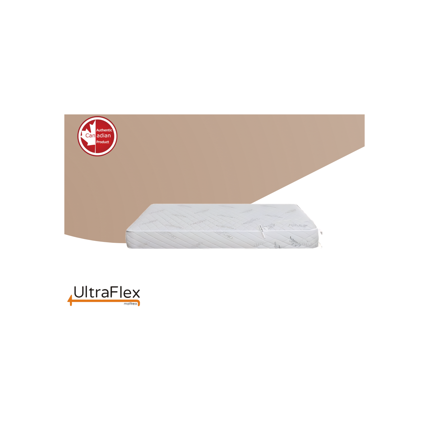 UltraFlex EcoZen- Medium Firm Reversible, CertiPUR-US® Certified Foam, Organic Bamboo Cover, Pressure Releiving, Cooling Gel Infused, Eco-Friendly
