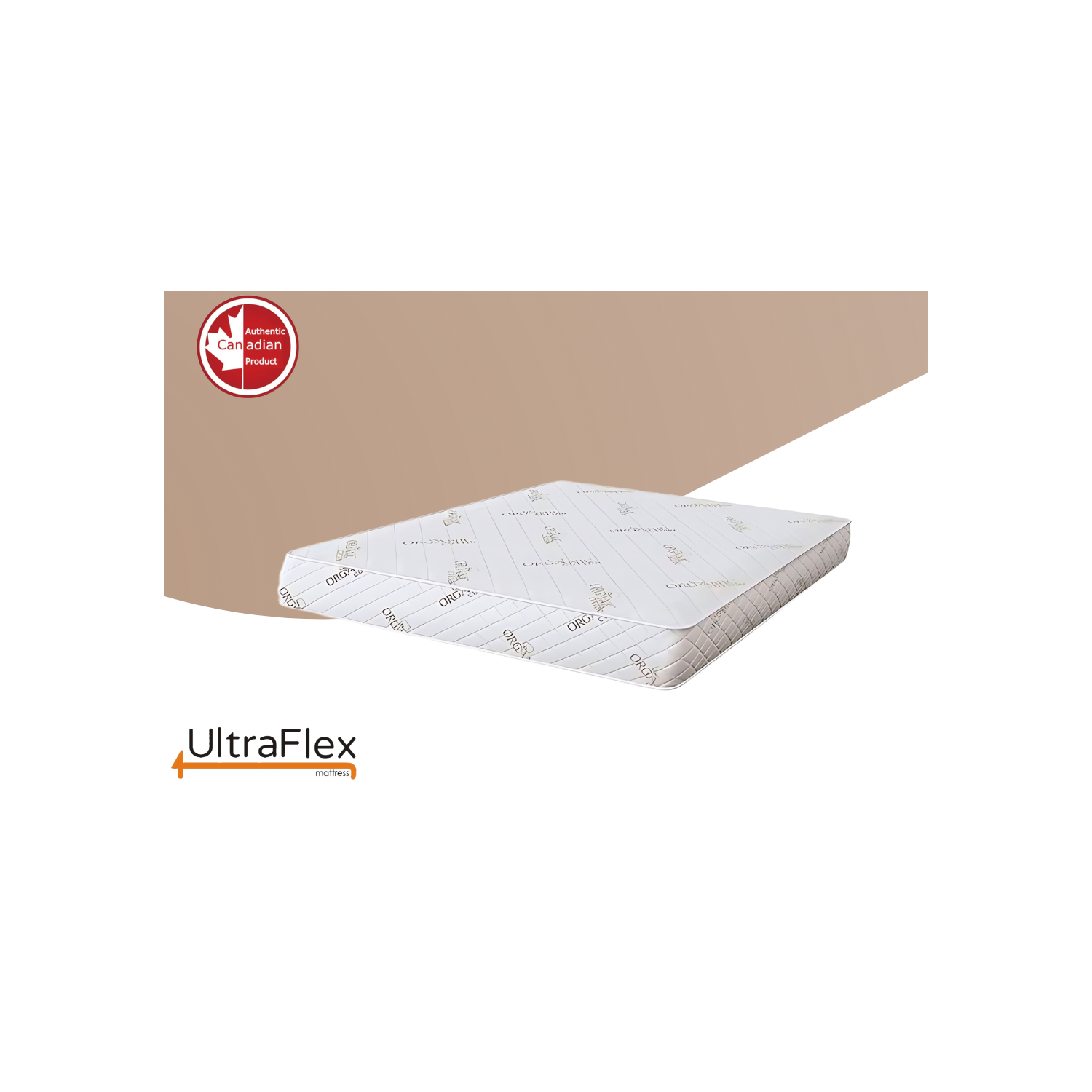 UltraFlex EcoZen- Medium Firm Reversible, CertiPUR-US® Certified Foam, Organic Bamboo Cover, Pressure Releiving, Cooling Gel Infused, Eco-Friendly