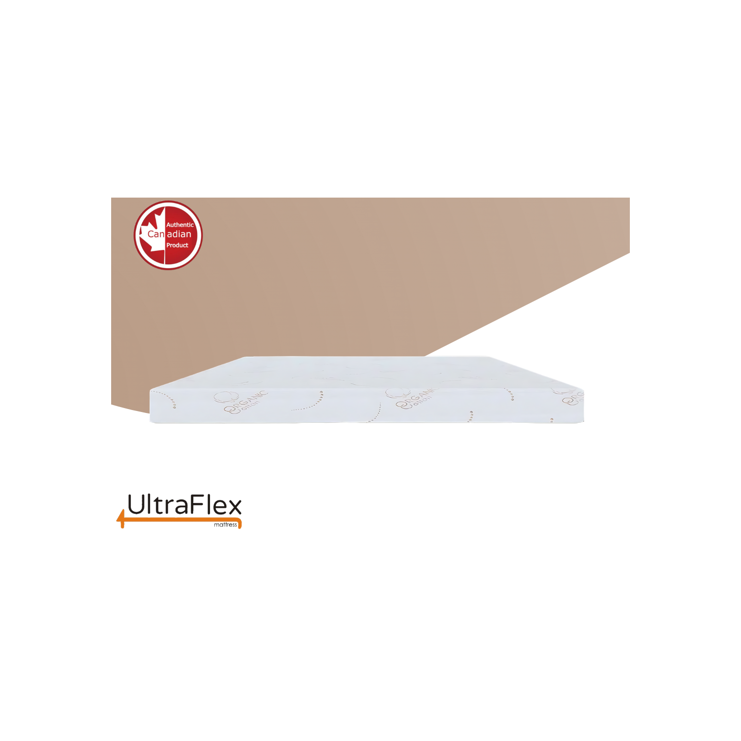 UltraFlex EcoZen- Medium Firm Reversible, CertiPUR-US® Certified Foam, Organic Bamboo Cover, Pressure Releiving, Cooling Gel Infused, Eco-Friendly