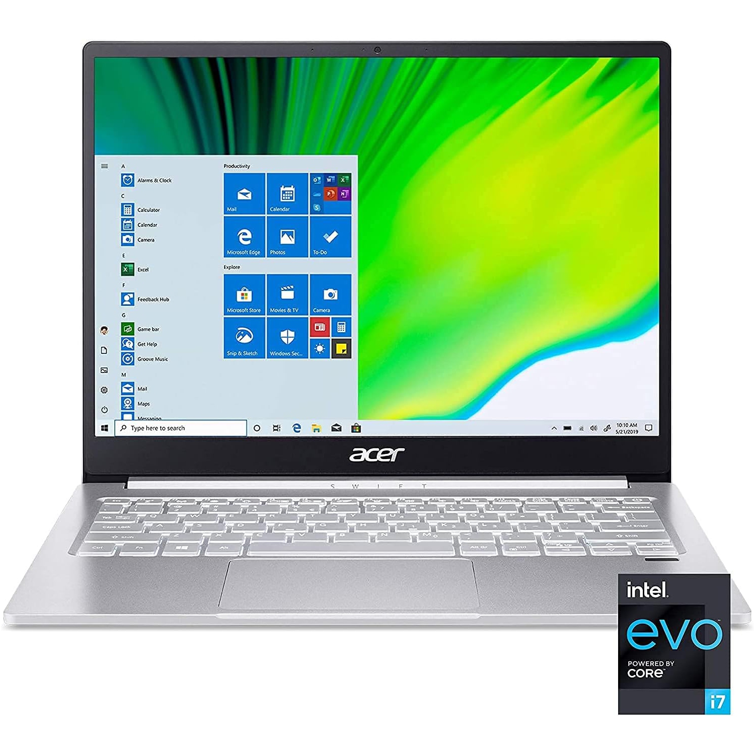Acer Swift 3 Notebook 13.5" "(2256 x 1504) Intel I7-1165G7 16GB 512GB Window 10 Home Refurbished Excellent