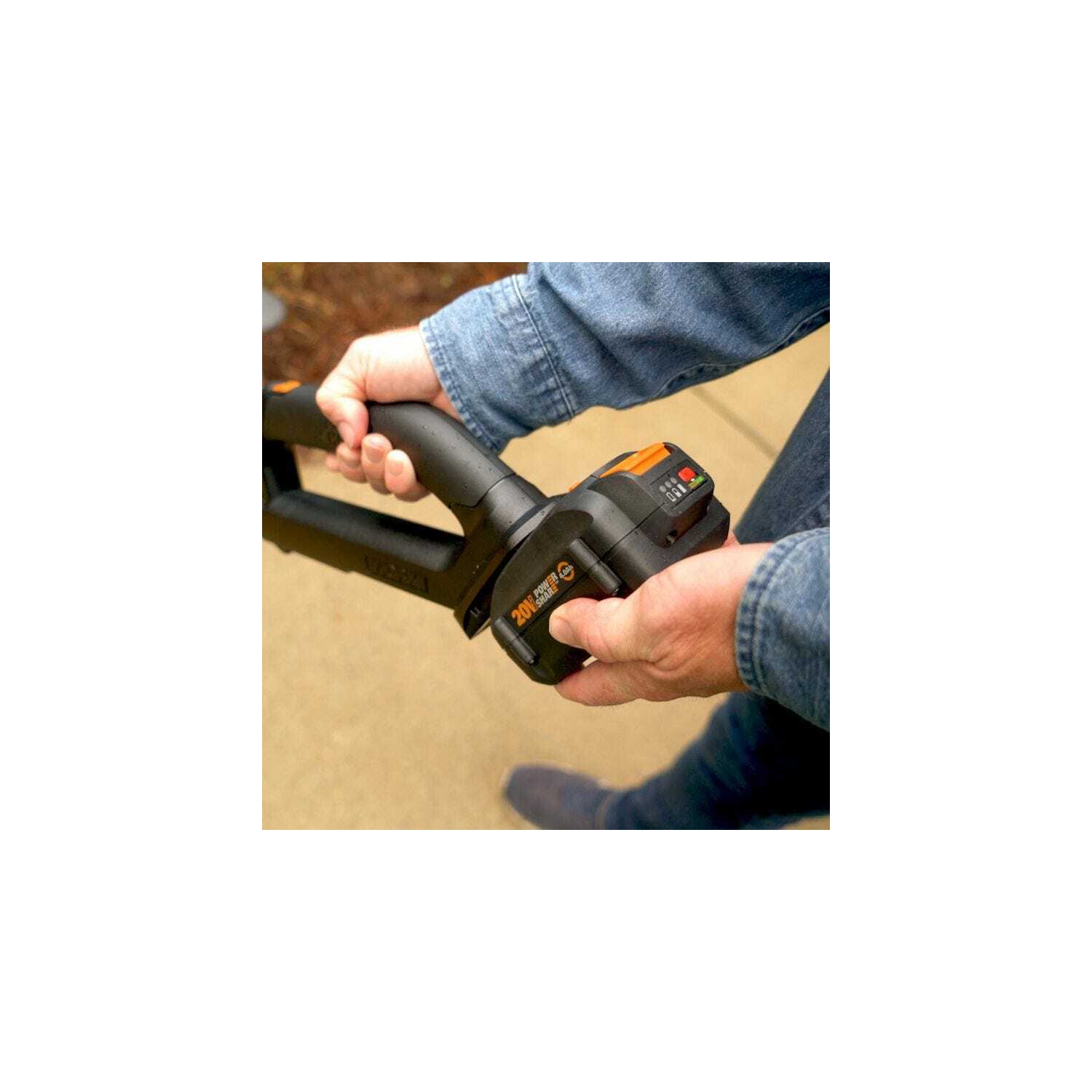 Souffleuse à feuilles sans fil WORX WG543 20&nbsp;V Power Share LEAFJET à moteur sans balais