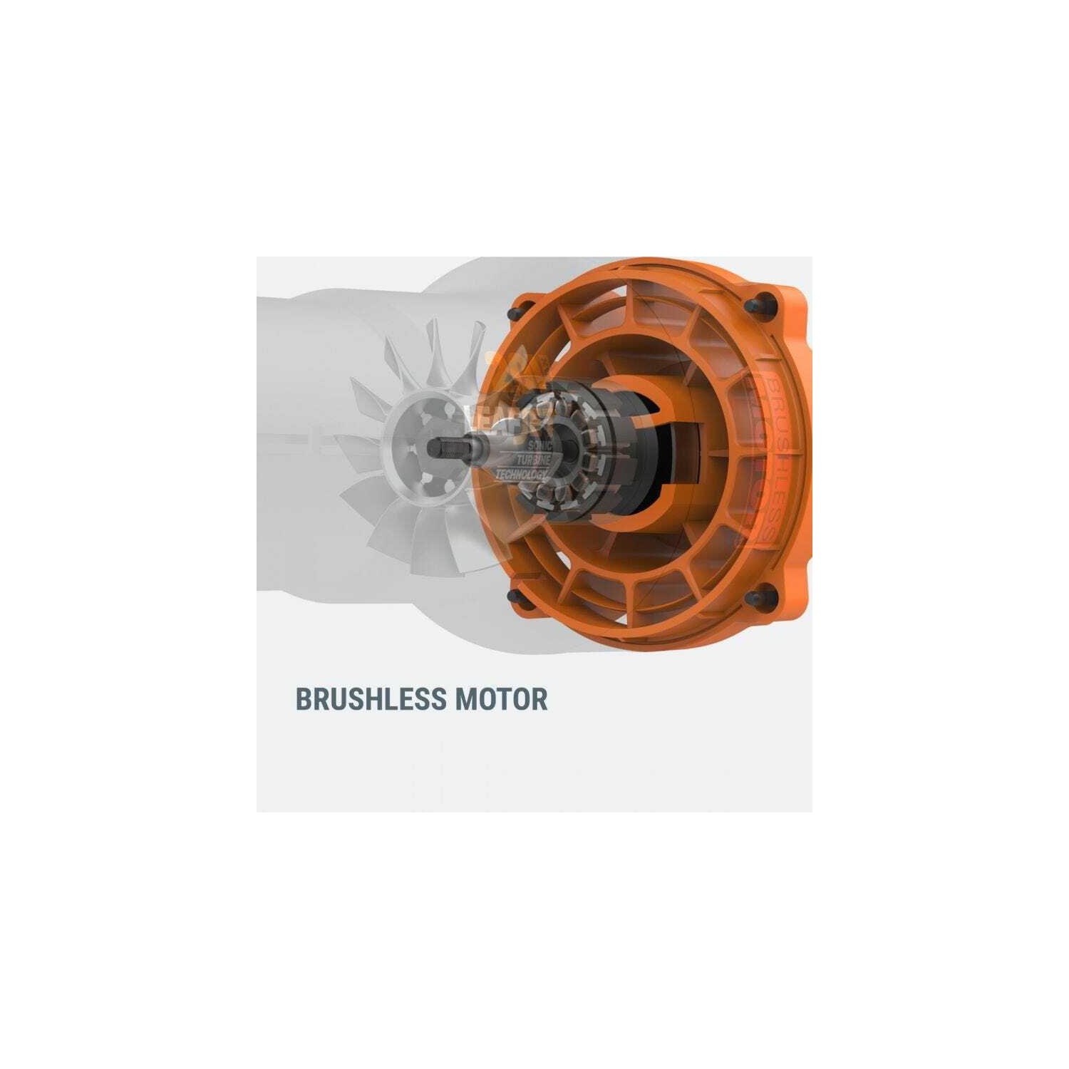 Souffleuse à feuilles sans fil WORX WG543 20&nbsp;V Power Share LEAFJET à moteur sans balais