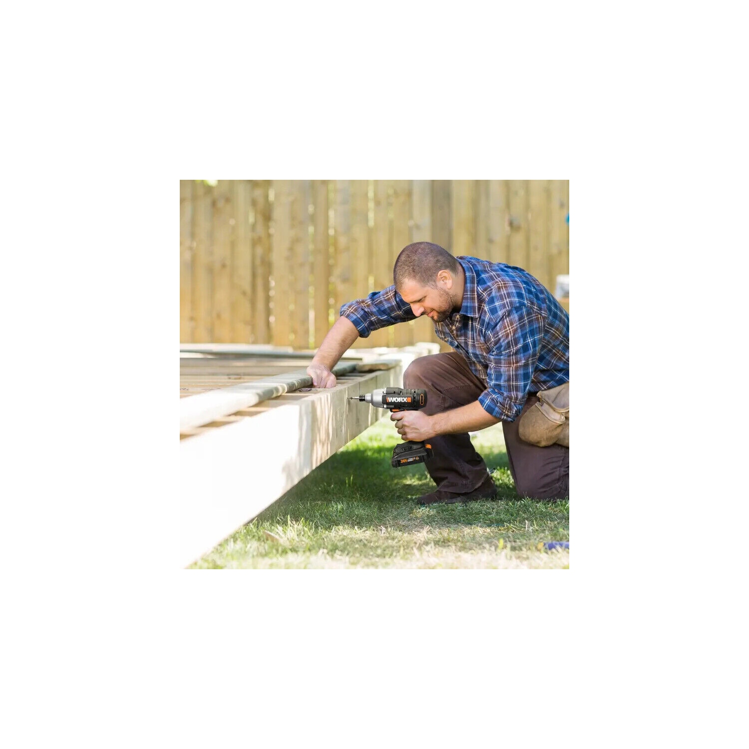 Worx WX915L 20V Power Share Cordless Drill & Impact Driver Combo Kit