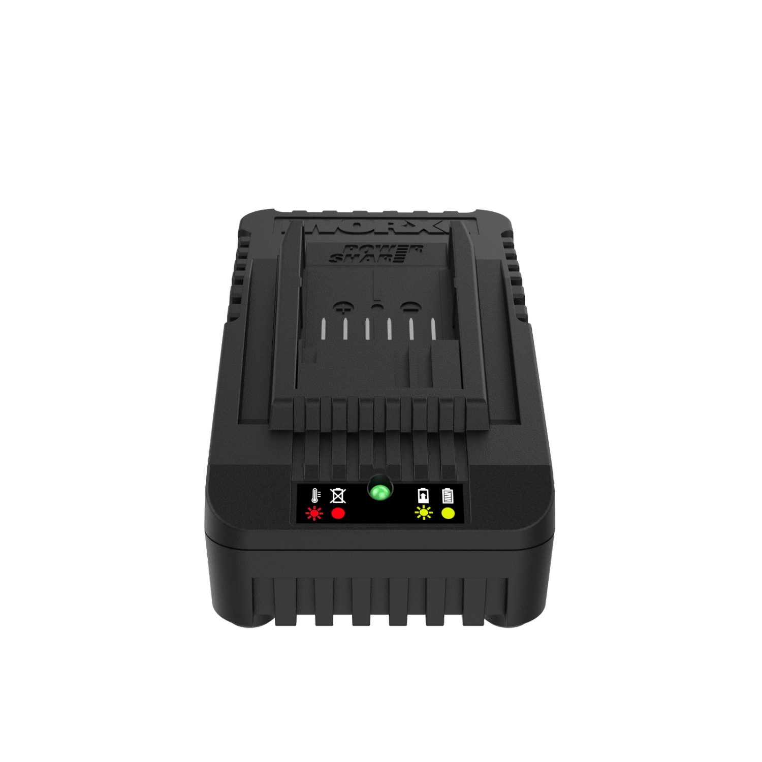 Chargeur rapide de 60 minutes WORX avec Power Share de WA3881 V 20&nbsp;V et batterie Maxlithium de 18&nbsp;V