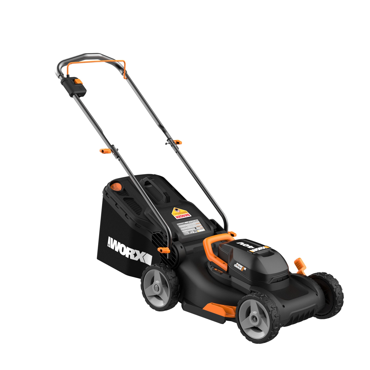 Worx - 40V Power Share 4.0AH 17" Cordless Push Lawn Mower