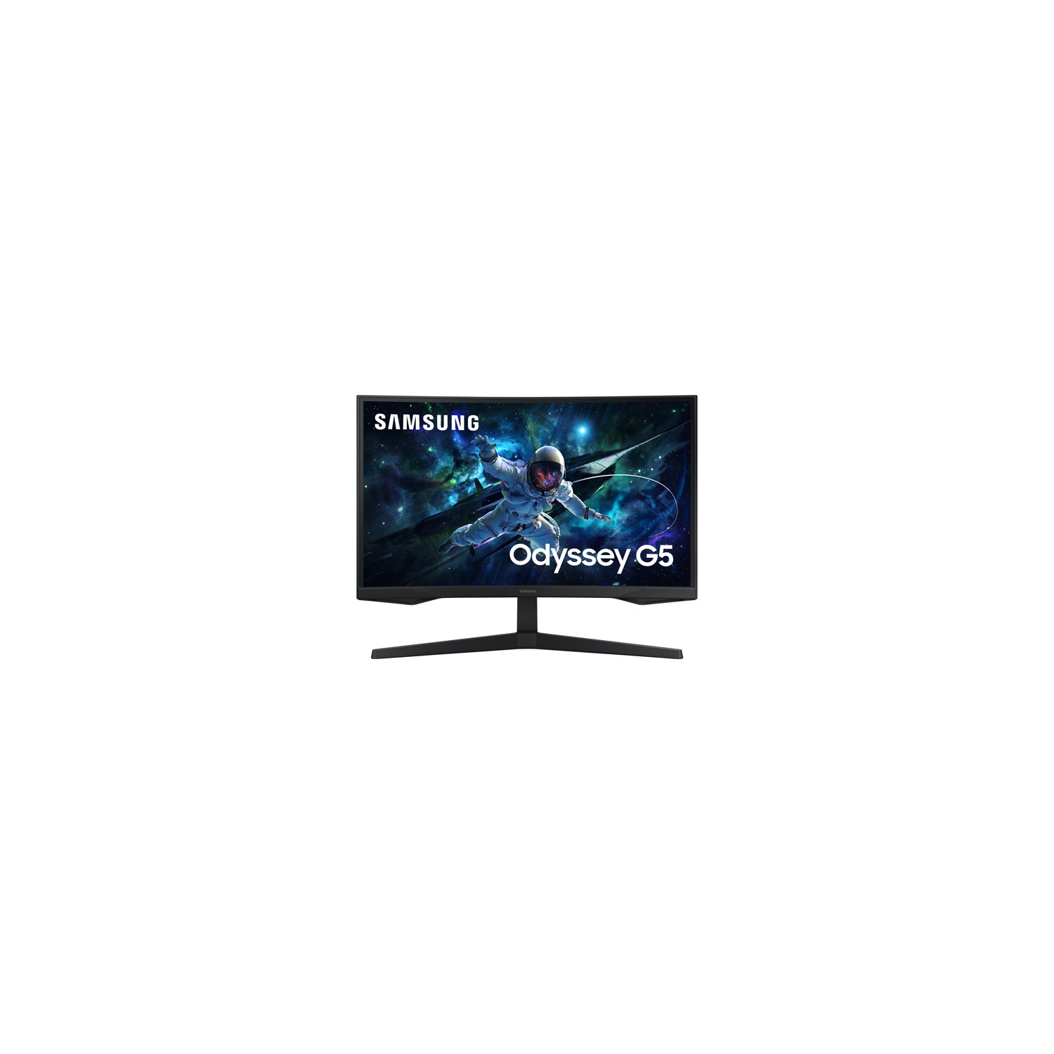 Open Box - Samsung Odyssey G5 32" QHD 165Hz 1ms GTG Curved VA LED FreeSync Gaming Monitor (LS32CG550ENXZA) – Black