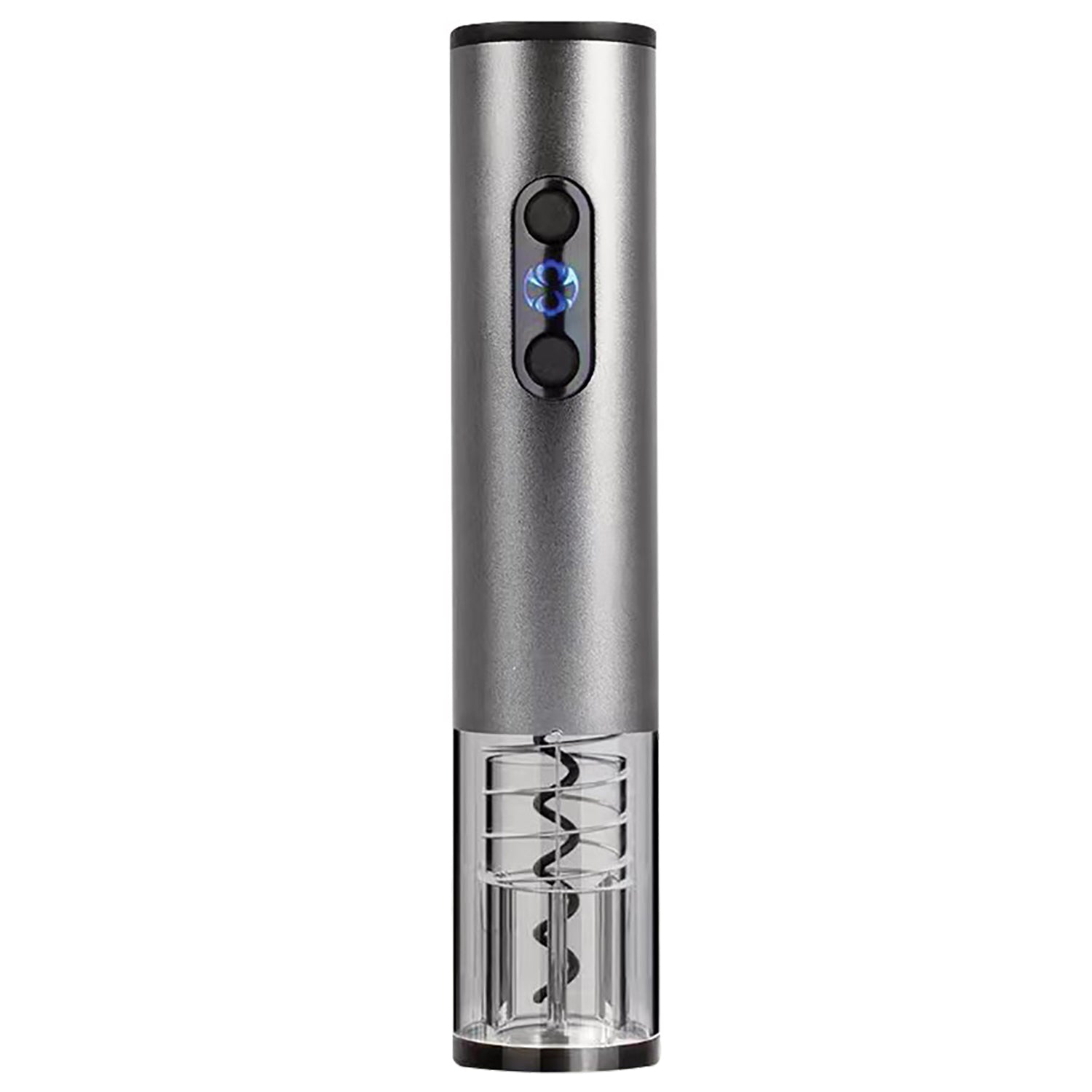 Hauz - Battery Operated Electric Bottle Opener with Foil Cutter, Silver