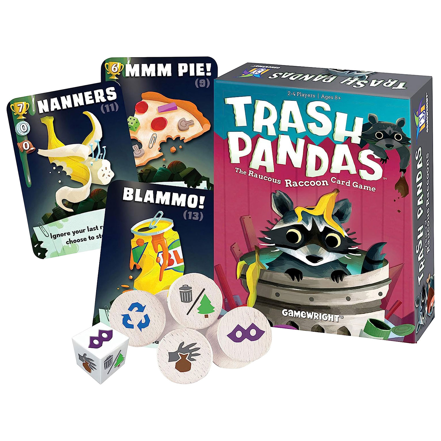 Jeu de cartes Trash Pandas de Gamewright - Anglais