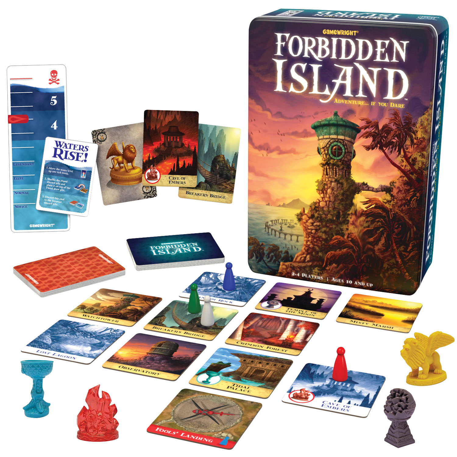 Jeu de société Forbidden Island de Gamewright - Anglais
