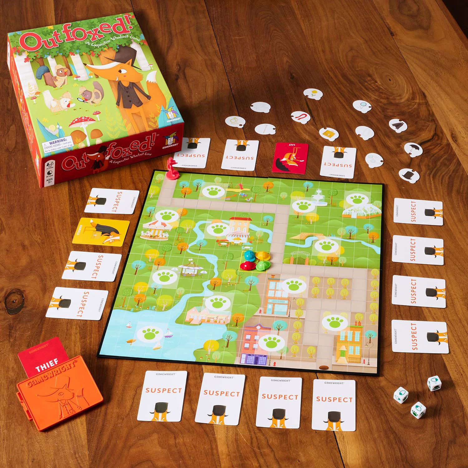 Gamewright Outfoxed! Board Game - English