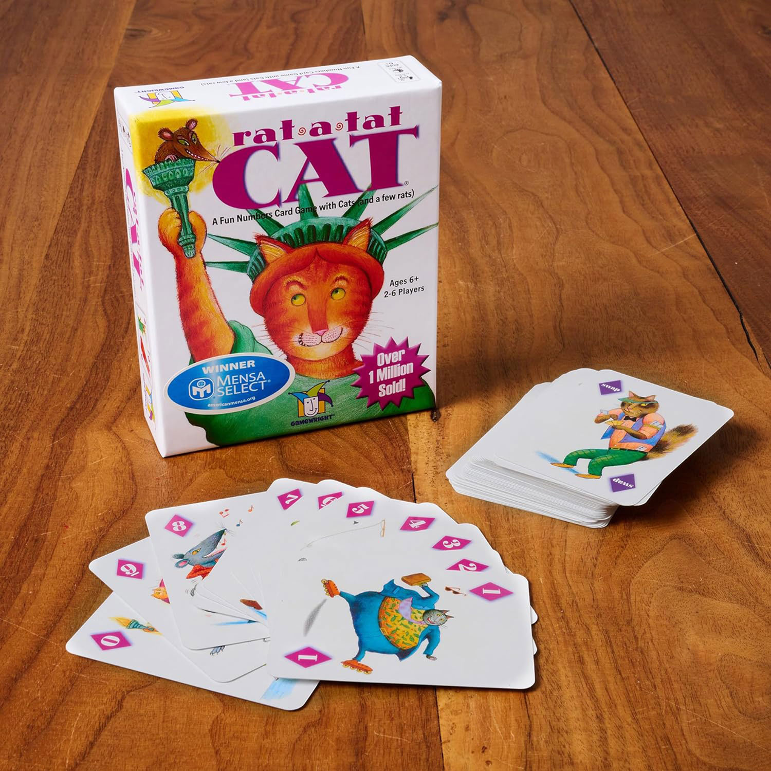 Gamewright Rat-a-Tat Cat Card Game - English