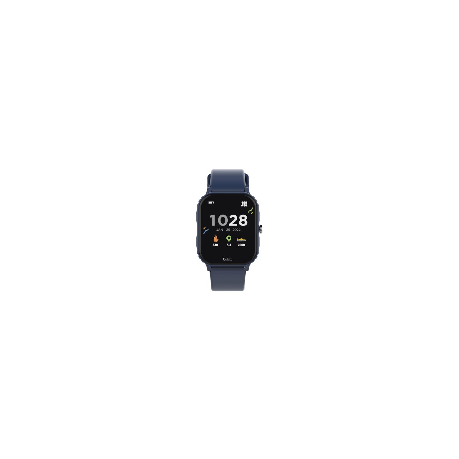 Cubitt Teens Smart Watch Fitness Tracker for Teens, with Blood Pressure, Blood Oxygen, Heart Rate, Sleep Monitor, 20+ games, Alarms, 1.69'' Screen, Waterproof BLUE