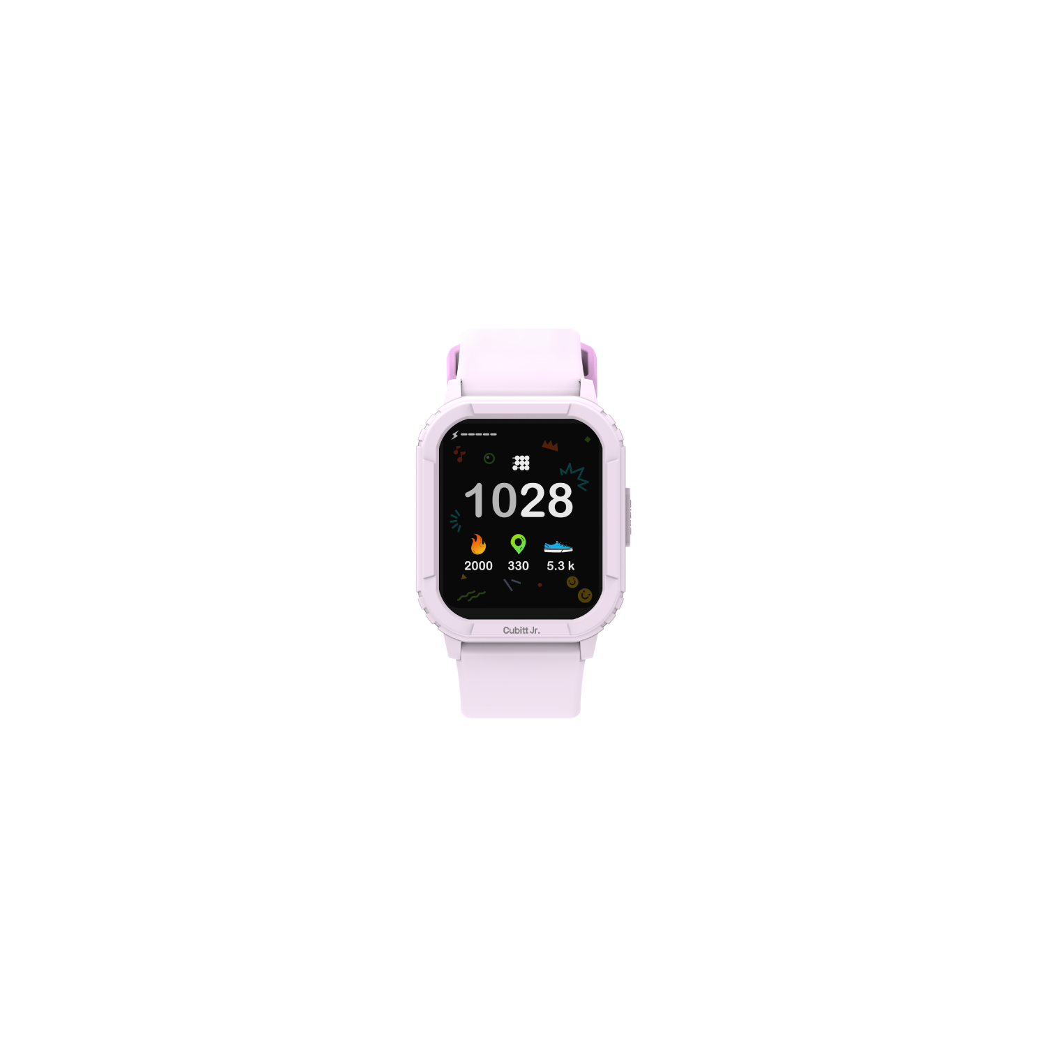 Cubitt Jr Smart Watch Fitness Tracker for Kids and Teens, Games, Step Counter, Sleep Monitor, Heart Rate Monitor, Activity Tracker, 1.4" Touch Screen, IP68 Waterproof LILAC
