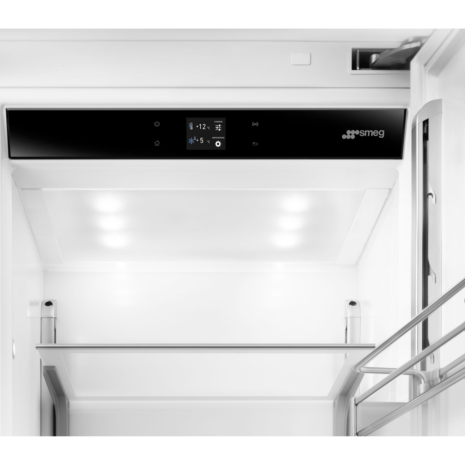 Réfrigérateur sans congélateur encastrable 17,5 pi³ 30 po de Smeg - Acier inoxydable