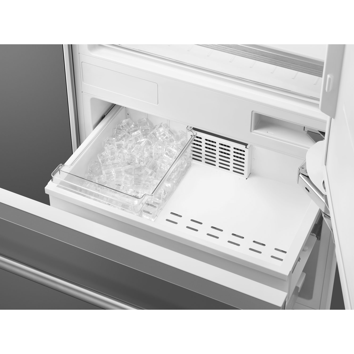 Smeg 30" 16.4 Cu. Ft. Built-in Bottom Freezer Refrigerator with Water Dispenser -