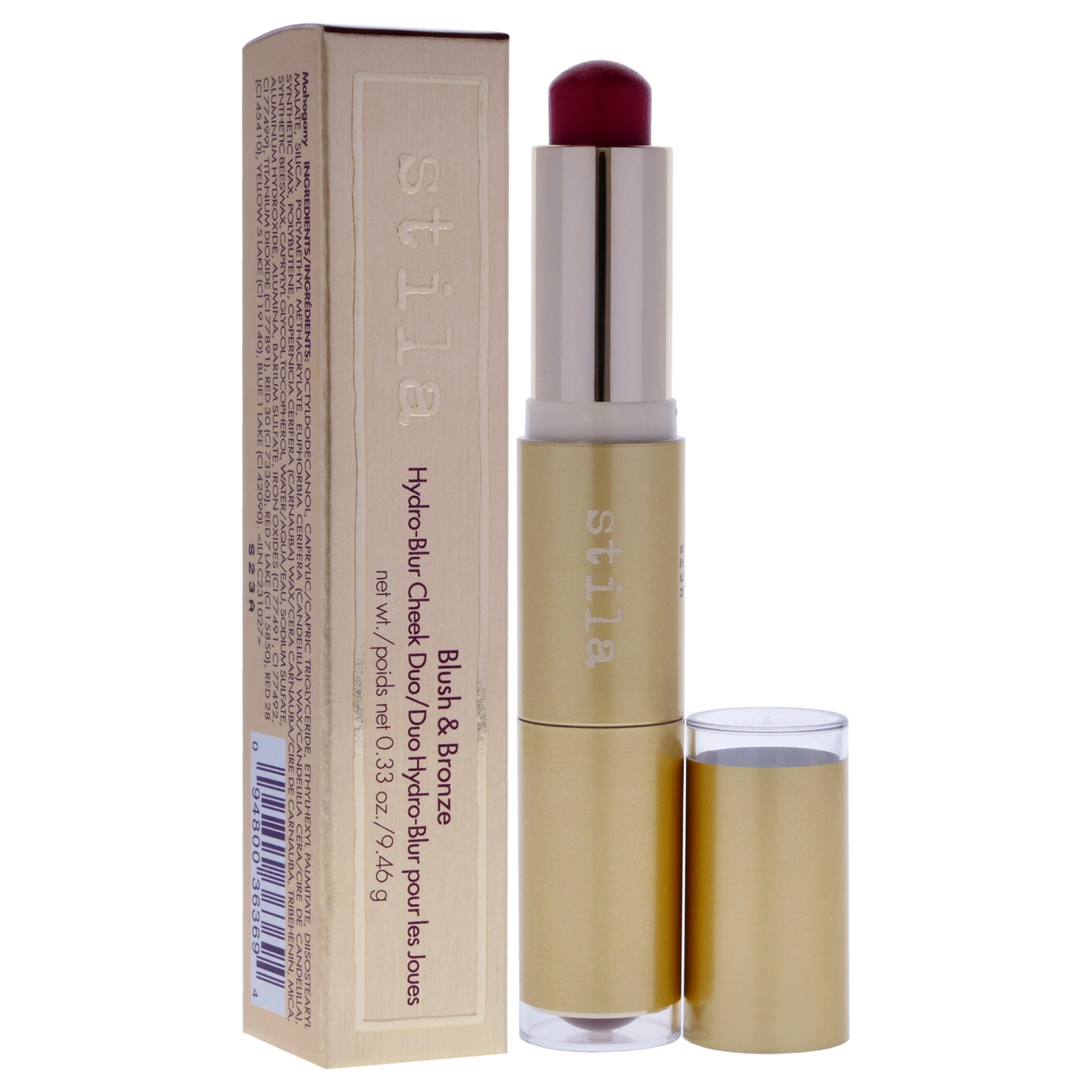 Blush and Bronze Hydro Blur Cheek Duo - Cranberry and Mahogany by Stila for Women - 0.33 oz Makeup