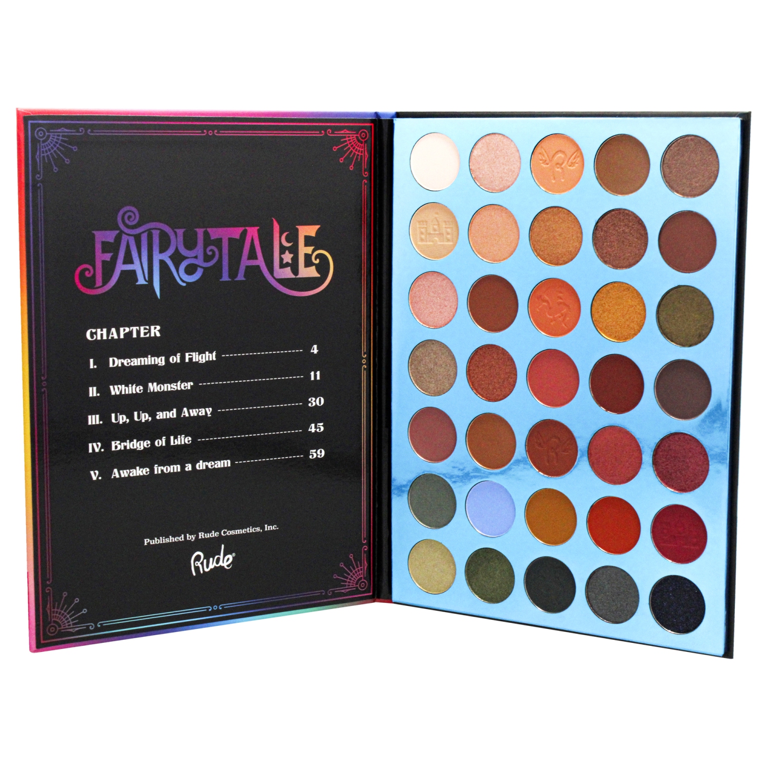 RUDE Fairy Tales 35 Eyeshadow Palette - Book 3