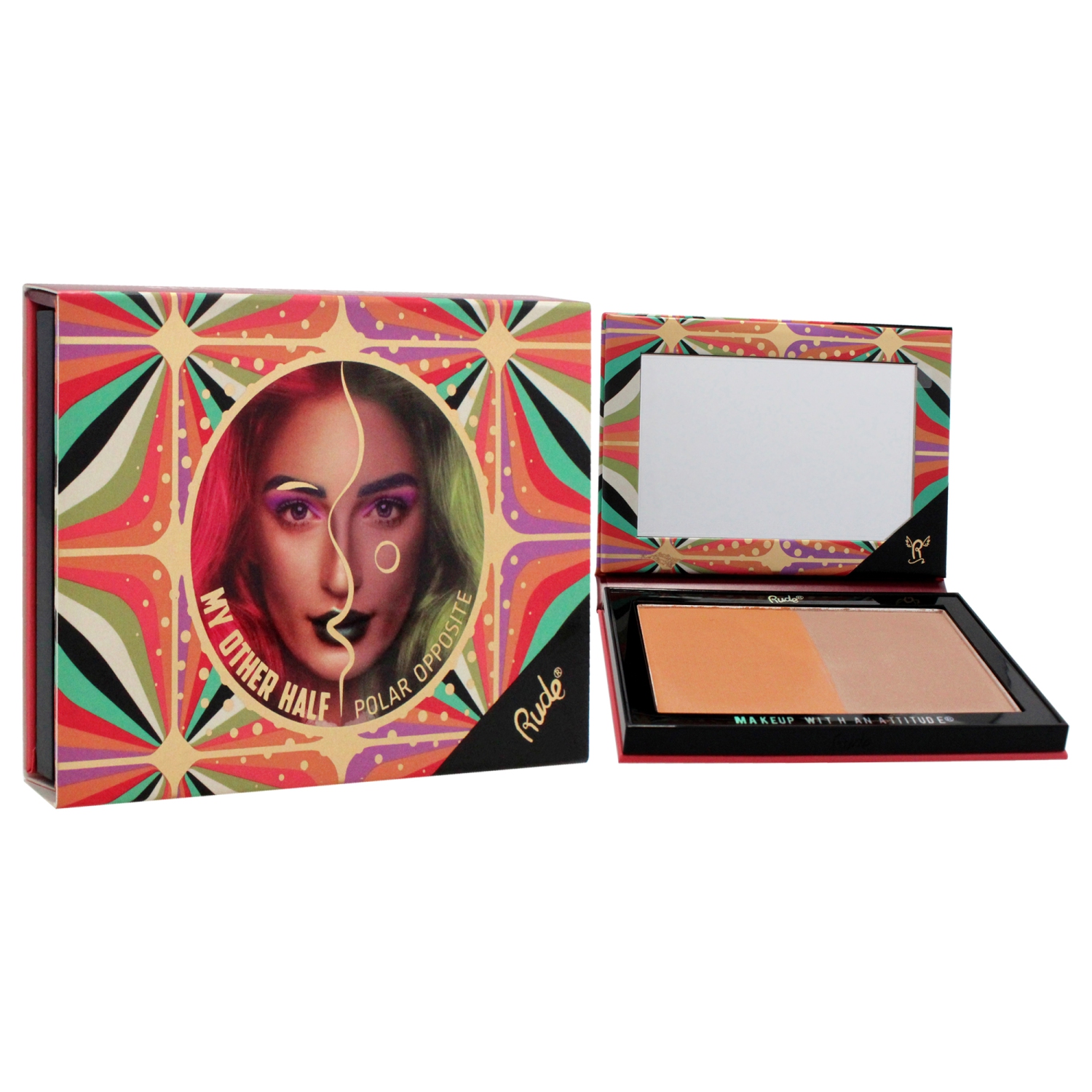 Palette de visage RUDE My Other Half Duo Shade
