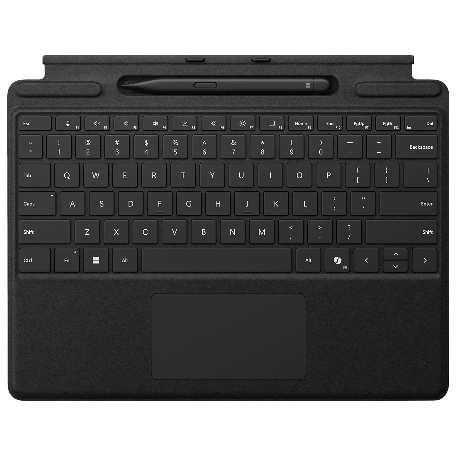 Microsoft Surface Pro Keyboard with Slim Pen for Surface Pro (11th Edition) / Pro 8 / Pro 9 - Black - Bil