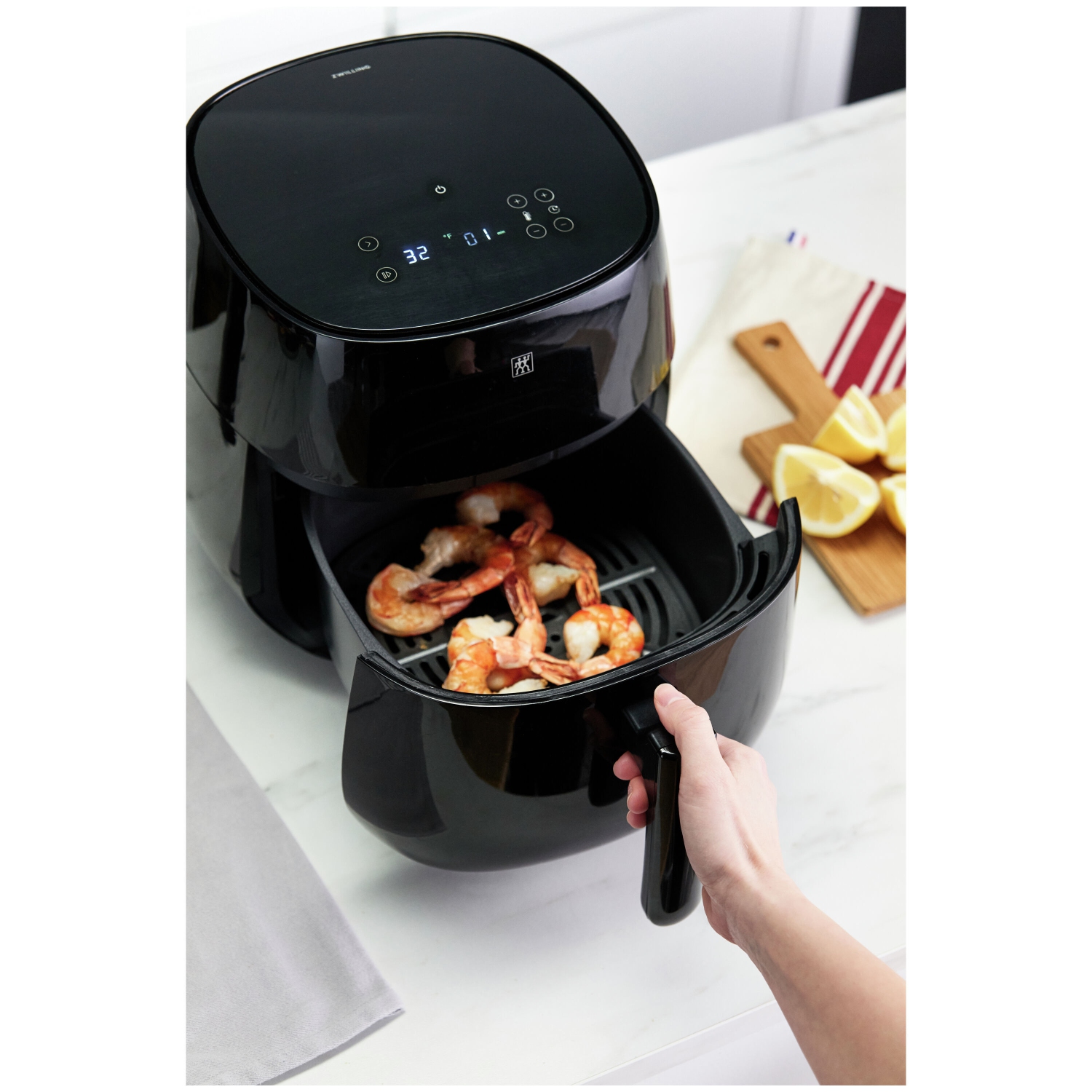 ZWILLING CERAMIC COATED AIR FRYER Air Fryer, Black