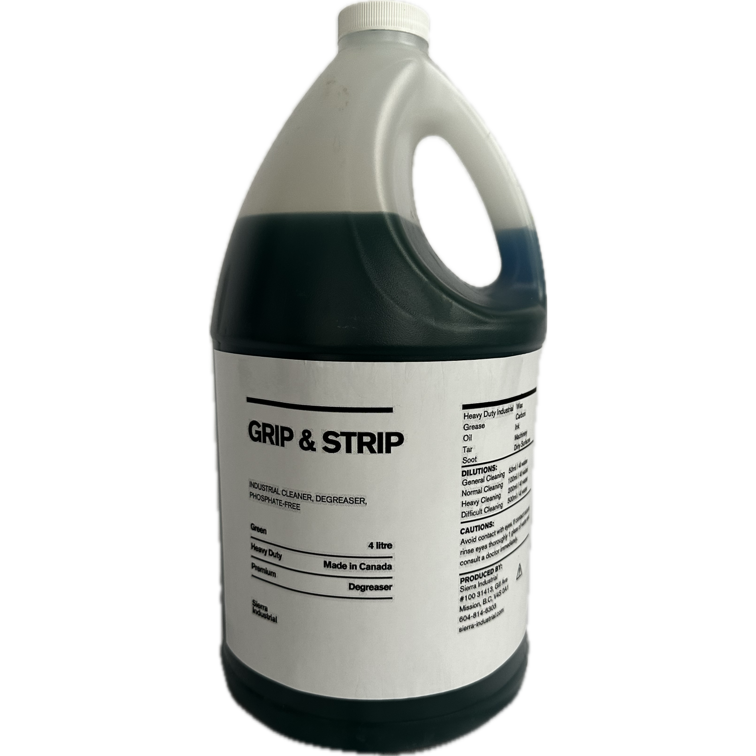 Grip & Strip® — Dégraissant alcalin de force industrielle