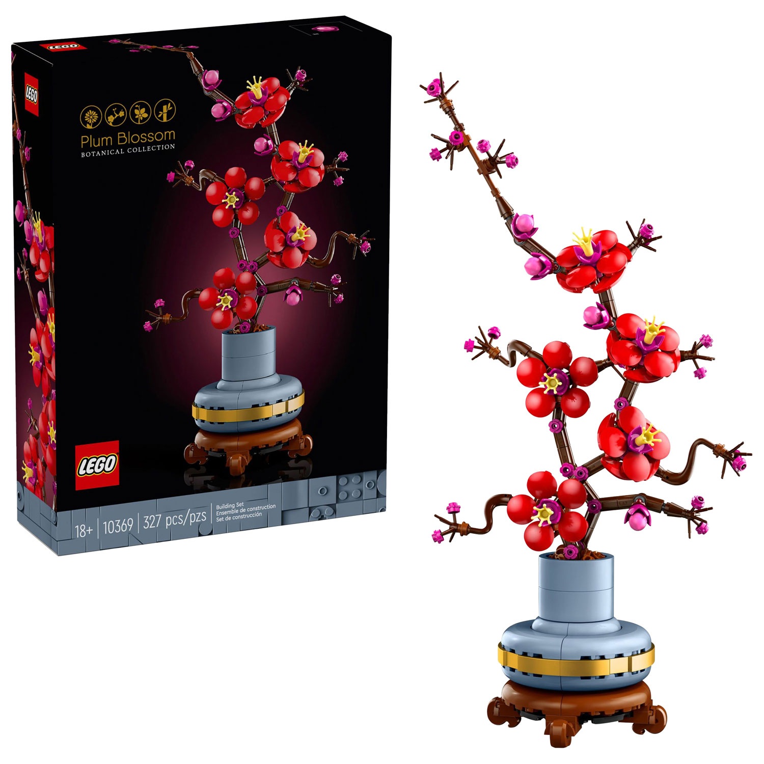 LEGO Botanicals: Plum Blossom - 327 Pieces