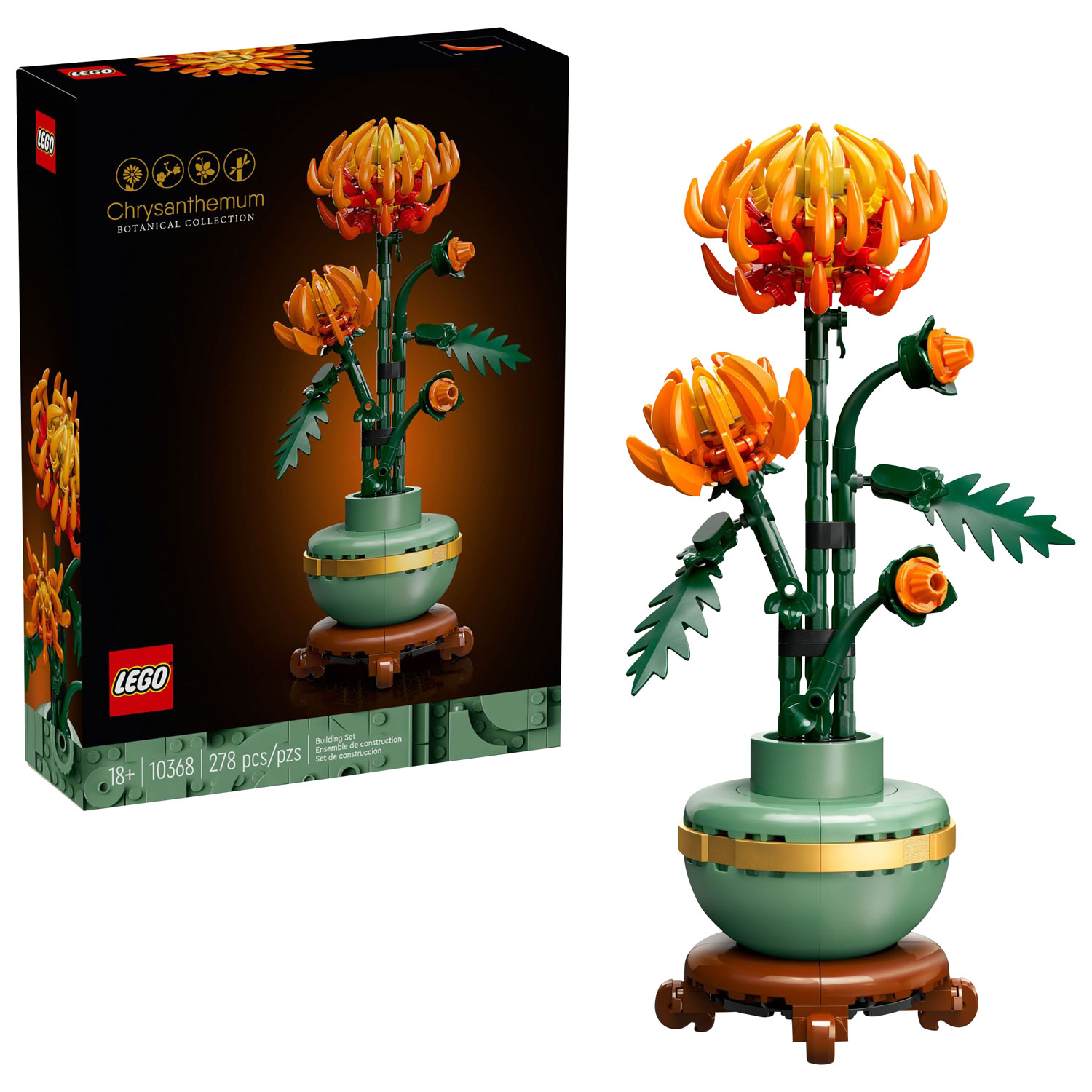 LEGO Botanicals: Chrysanthemum - 278 Pieces
