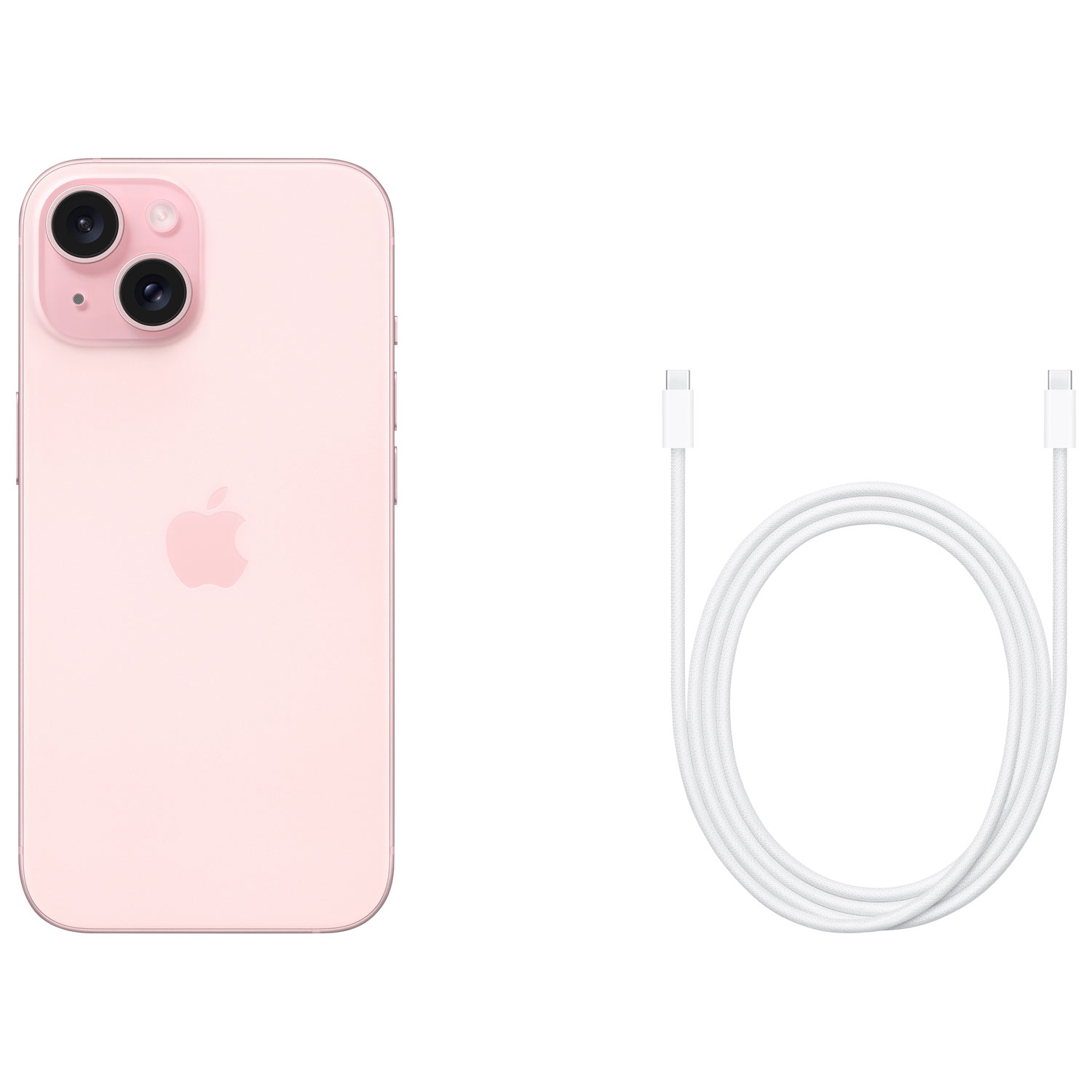 Remis à neuf - iPhone 15 128&nbsp;Go d'Apple - Rose - Déverrouillé - eSIM