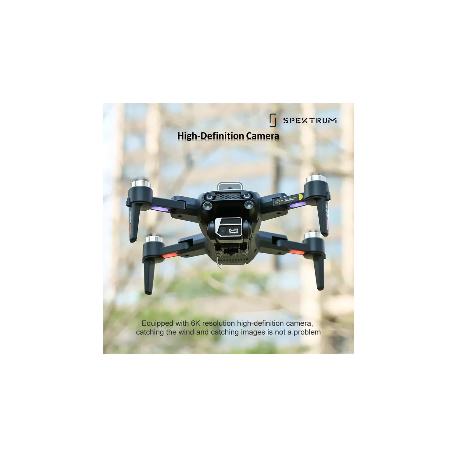 Drone FlyBot iS2S Max d'ISPEKTRUM avec caméra 4K pour adultes drone téléguidé à pilotage en immersion à 360 obstacles de moins de 250&nbsp;g $ avec