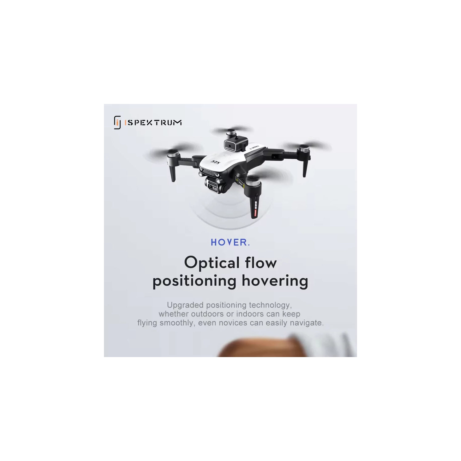 Drone FlyBot iS2S Max d'ISPEKTRUM avec caméra 4K pour adultes drone téléguidé à pilotage en immersion à 360 obstacles de moins de 250&nbsp;g $ avec