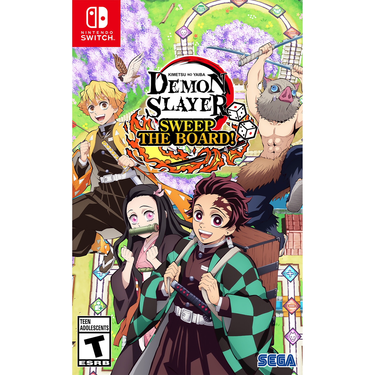 Demon Slayer-Kimetsu No Yaiba-Sweep the Board! for Nintendo Switch [VIDEOGAMES]