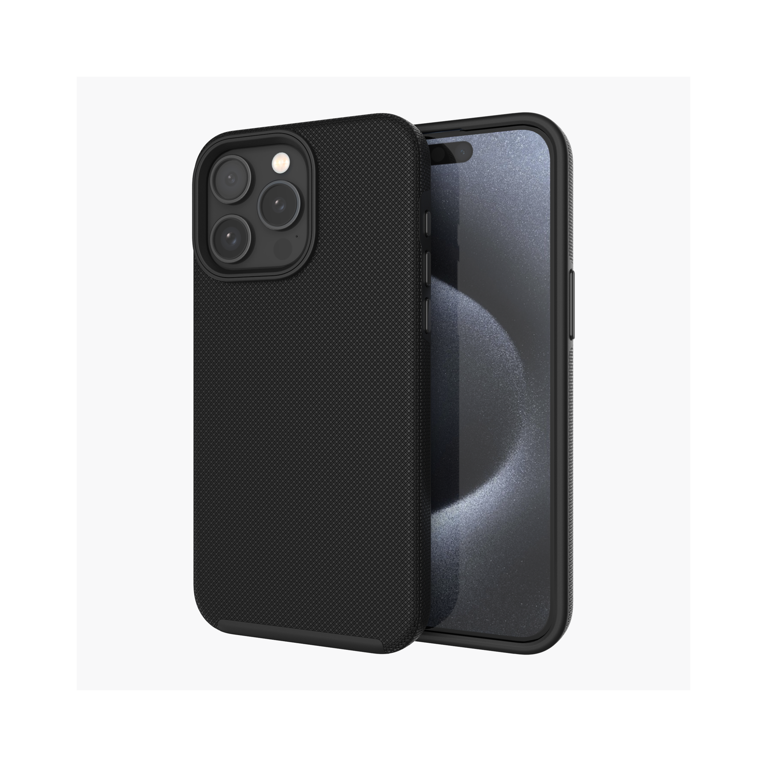 AXS PROTech Dual-Layered Anti-Shock Case for Apple iPhone 15 Pro Max | Black