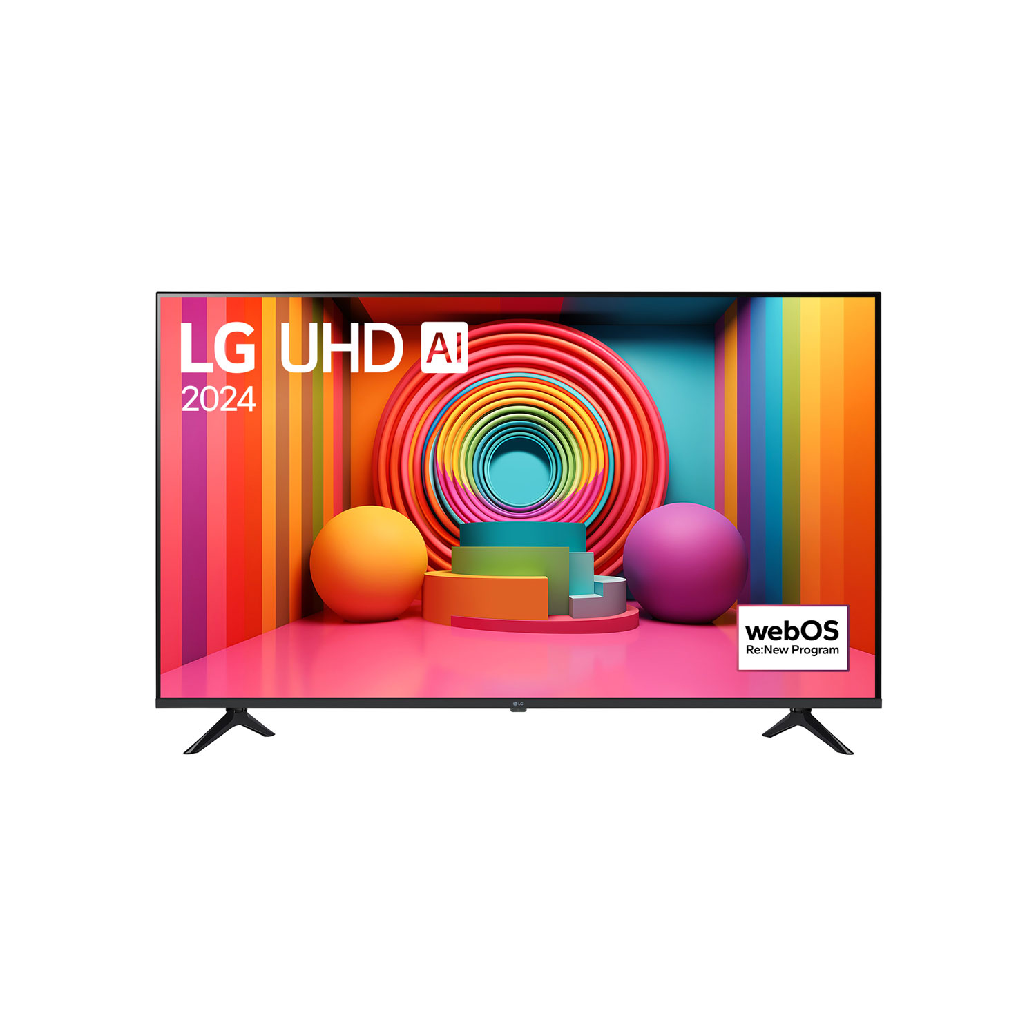 LG 55" 4K UHD HDR LED webOS AI ThinQ Smart TV (55UT7570PUB) - 2024